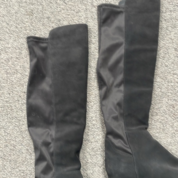 Blondo Over the knee Velma waterproof boot in Gray suede - Picture 3 of 6